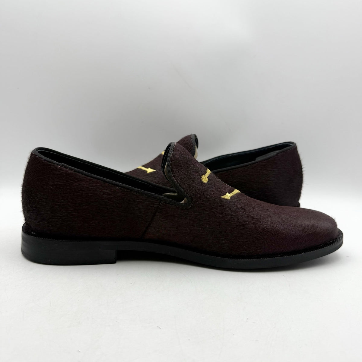 Sperry Mens Overlook Smoking Slipper Loafers Size 8 Brown Slip On Anchor NWOB