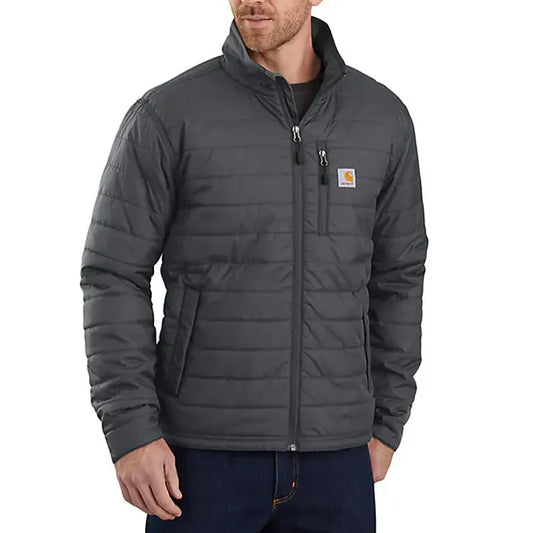 CARHARTT Rain Defender Insulated Jacket Large Grey Relaxed Fit Lightweight NWT