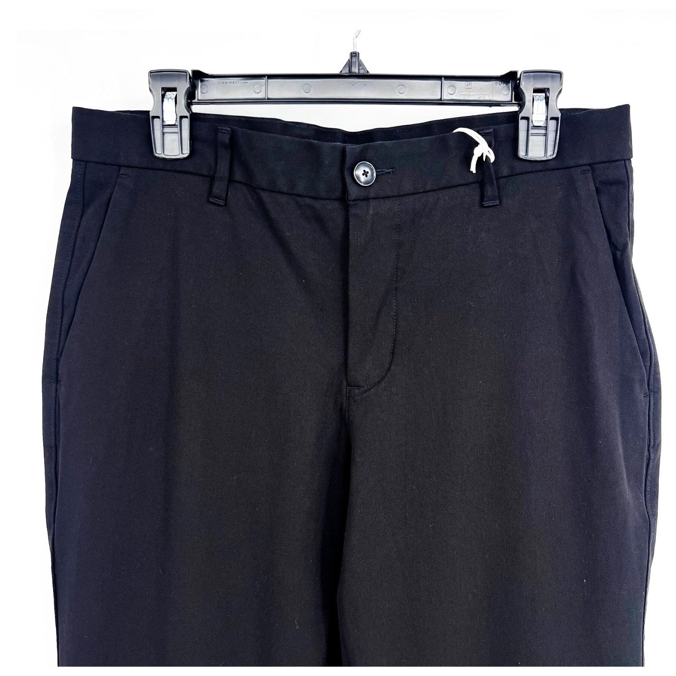 EVERLANE Uniform Mens Performance Chino Pants 31x30 Black Athletic Fit NWT
