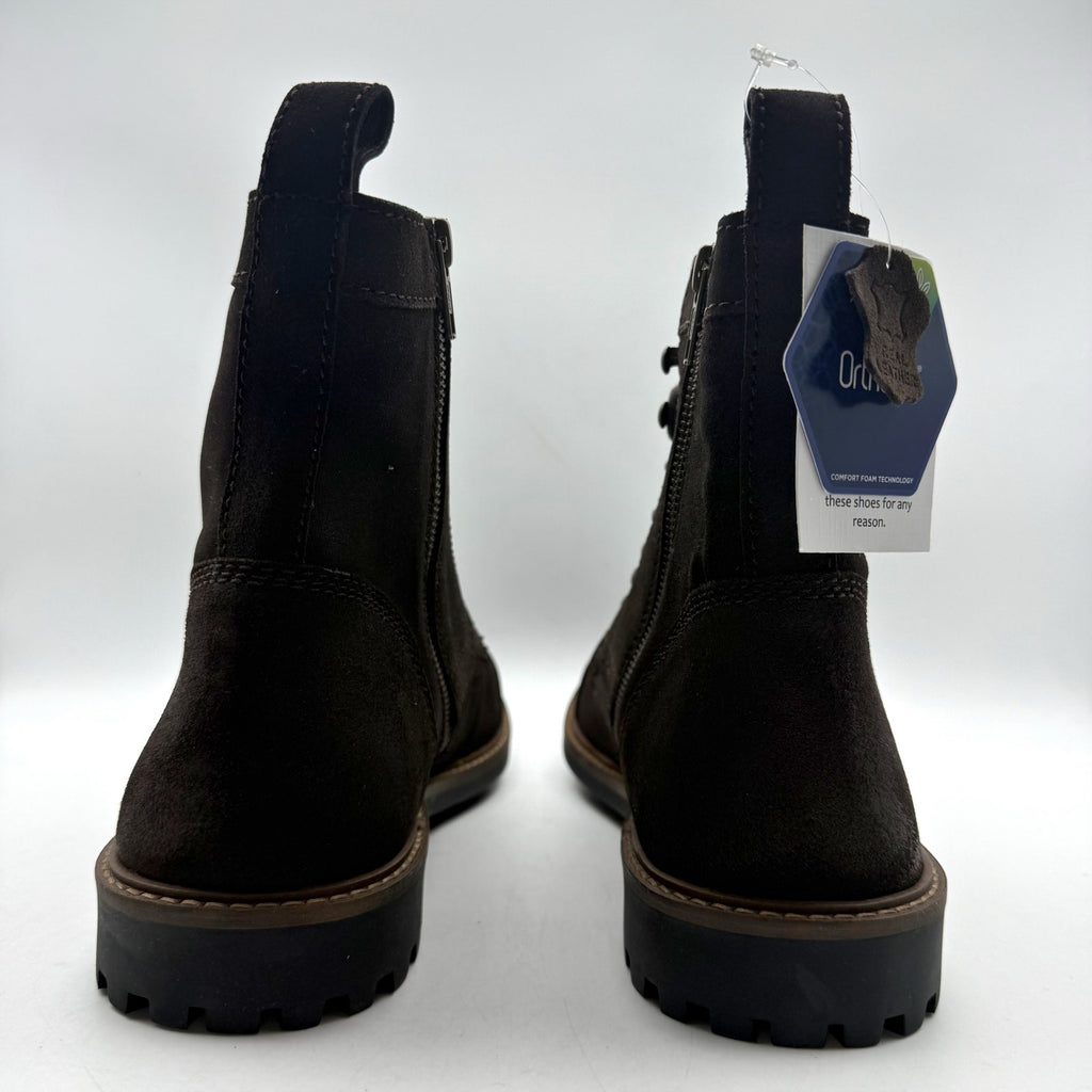Anthony Veer Mens Wilder Ankle Boots US 12 M EU 45 Brown Suede Cap Toe NIB