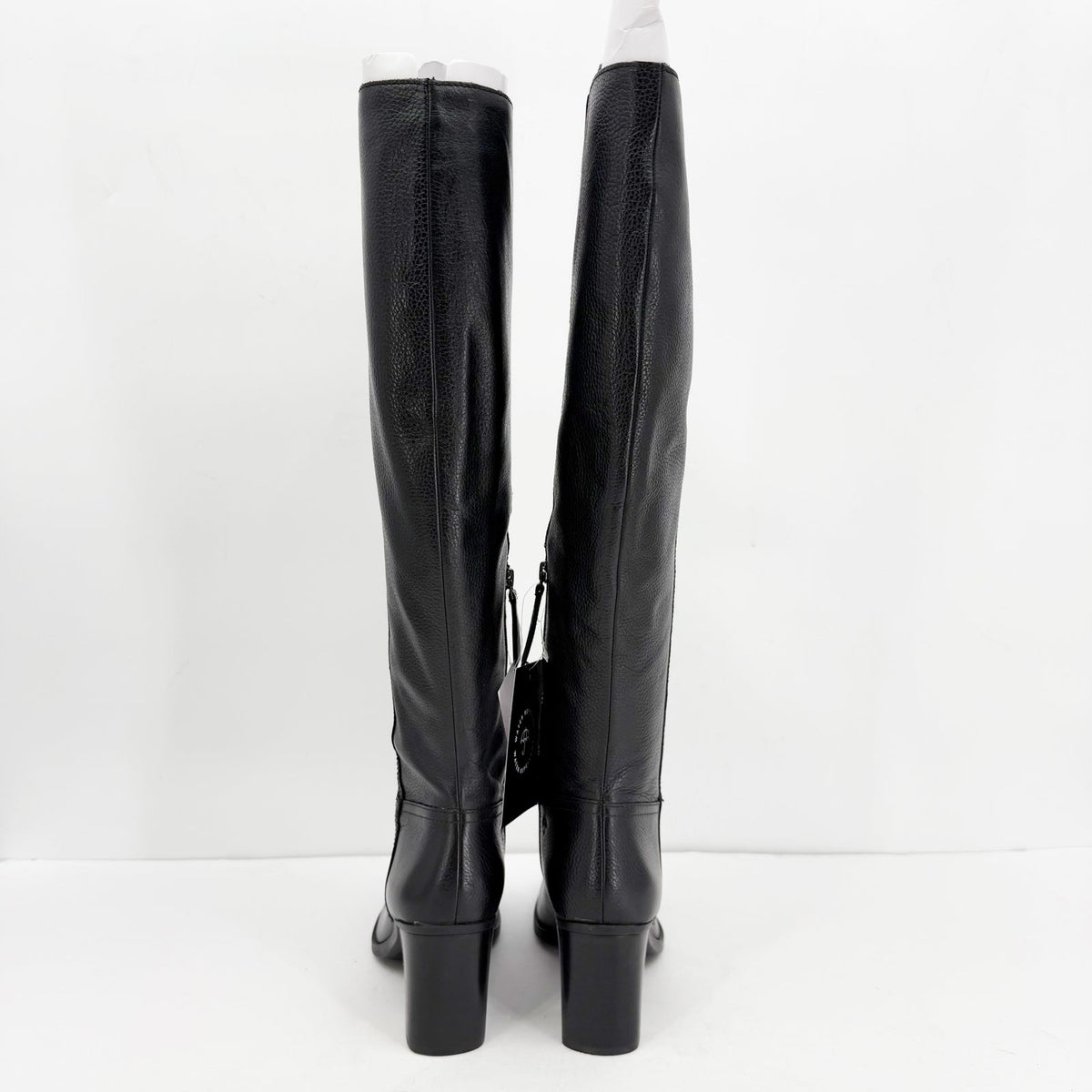 Naturalizer Womens Kyrie Knee High Boots Size 8.5 M Wide Calf Black Leather NIB
