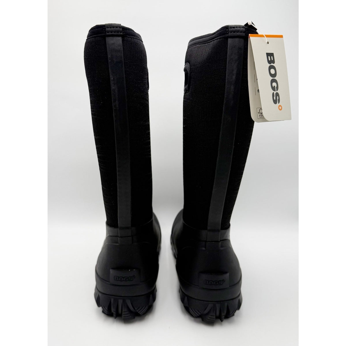 Bogs Womens Whiteout Cracks Tall Boots Size 12 EU 43 Black Waterproof NIB