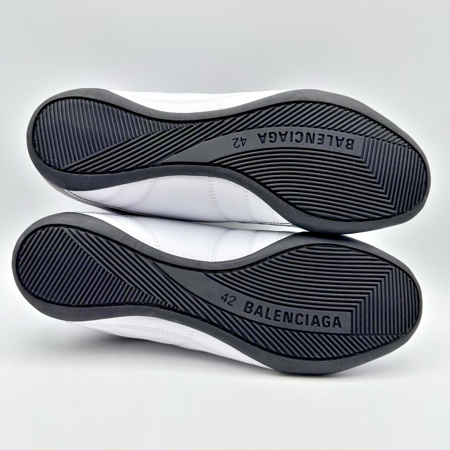 Balenciaga Womens Zen Sneakers US 9 M EU 42 White Black Casual NWOB