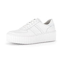 Gabor Womens Gabor 23.203 Casul Sneakers US Size 6 UK 3.5 White Leather NIB