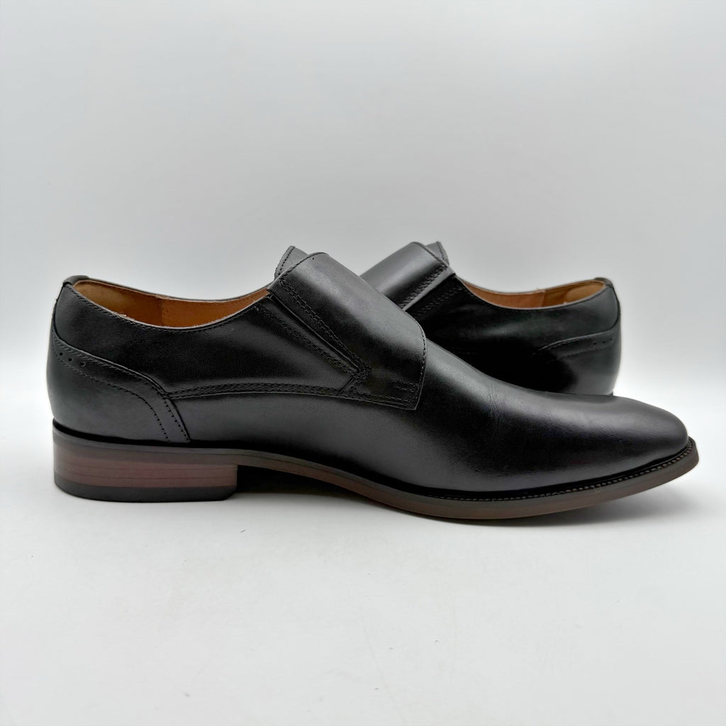 Florsheim Mens Sorrento Monk Strap Dress Shoes US 9.5 Wide Black Leather NIB