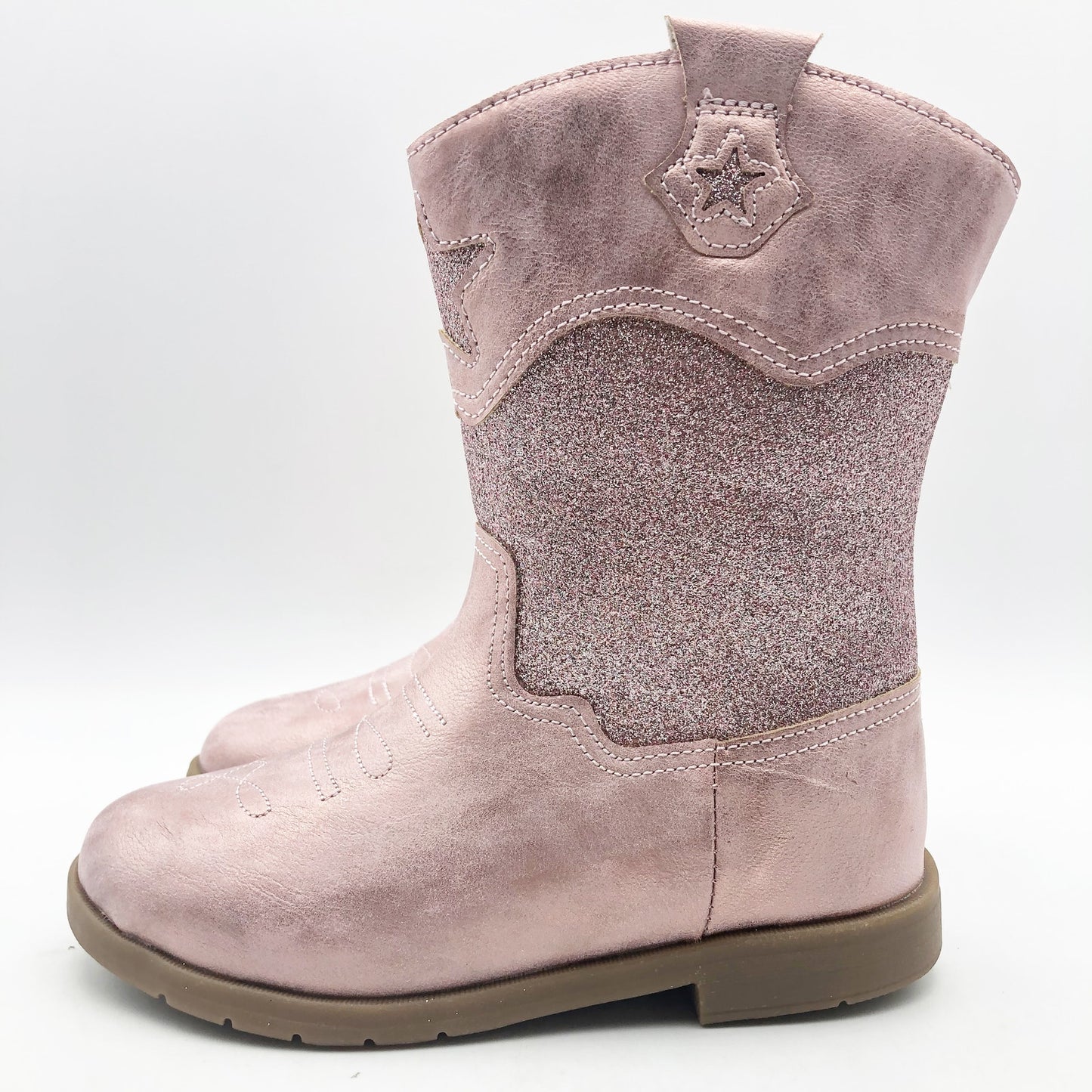 Stride Rite Girls SR Wynona Blush Boots Size 3 Toddler Shoes Pink Sparkle NIB