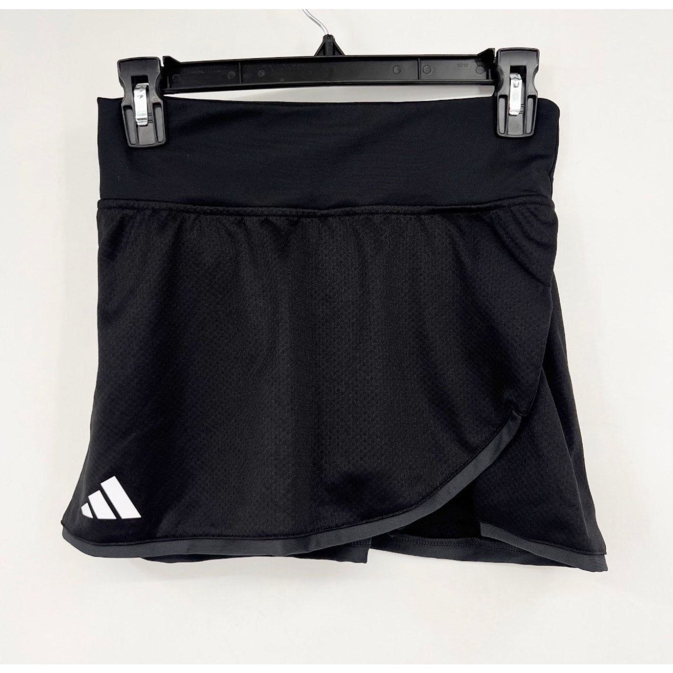 ADIDAS Women's Club Tennis Skirt XS Black Inner Short Skort NWT