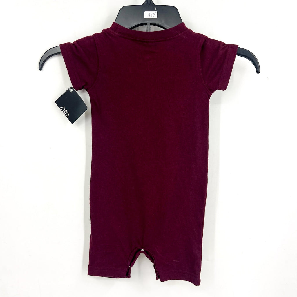 WES AND WILLY Infant Texas A&M One Piece Outfit 12 Months Red Maroon Graphic NWT