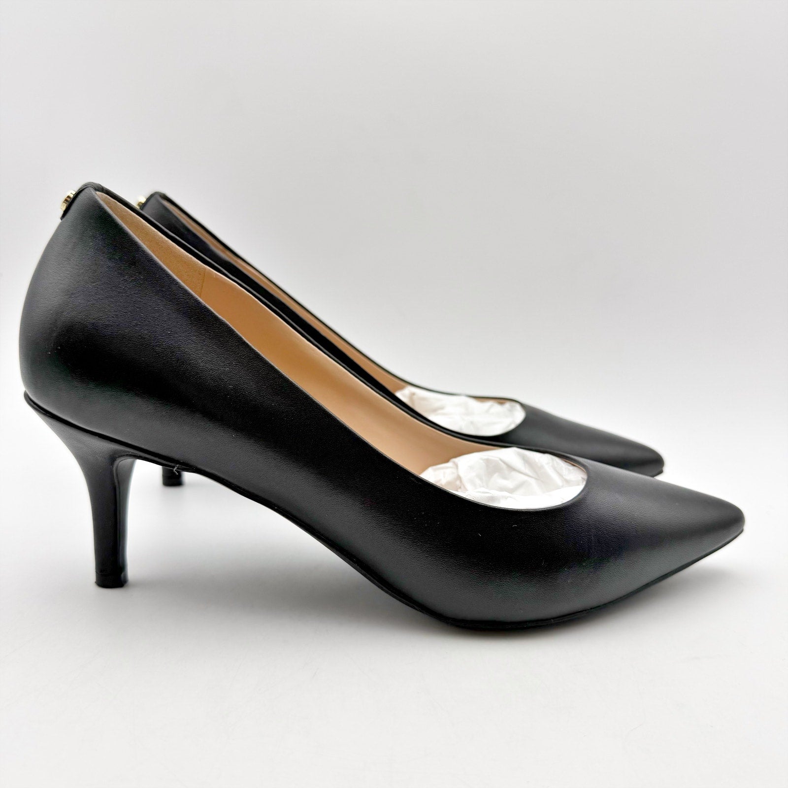 Cole Haan Womens Go-to Park Pumps Size 8.5 EU 39 Black Leather 65 mm Heels NIB