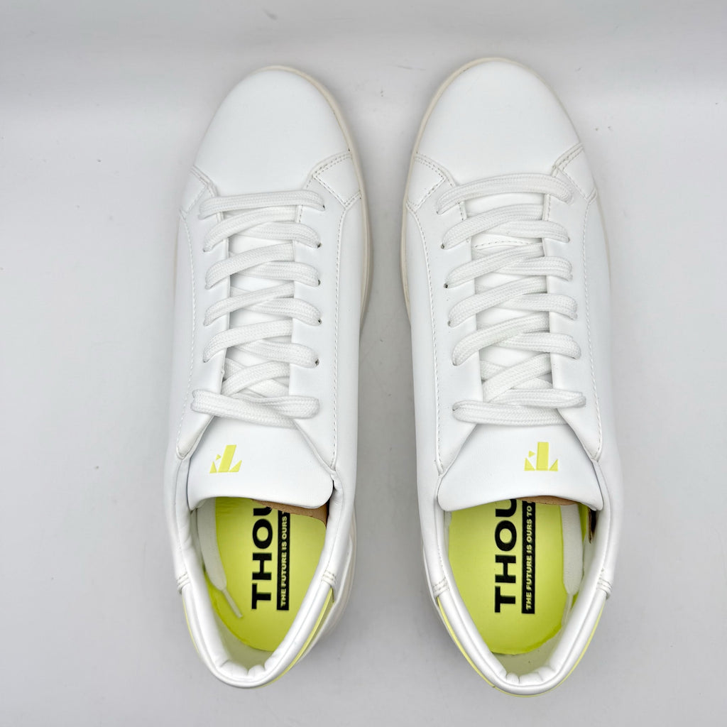 Thousand Fell Mens Lace Up Sneakers US 10 EU 43 White NIB