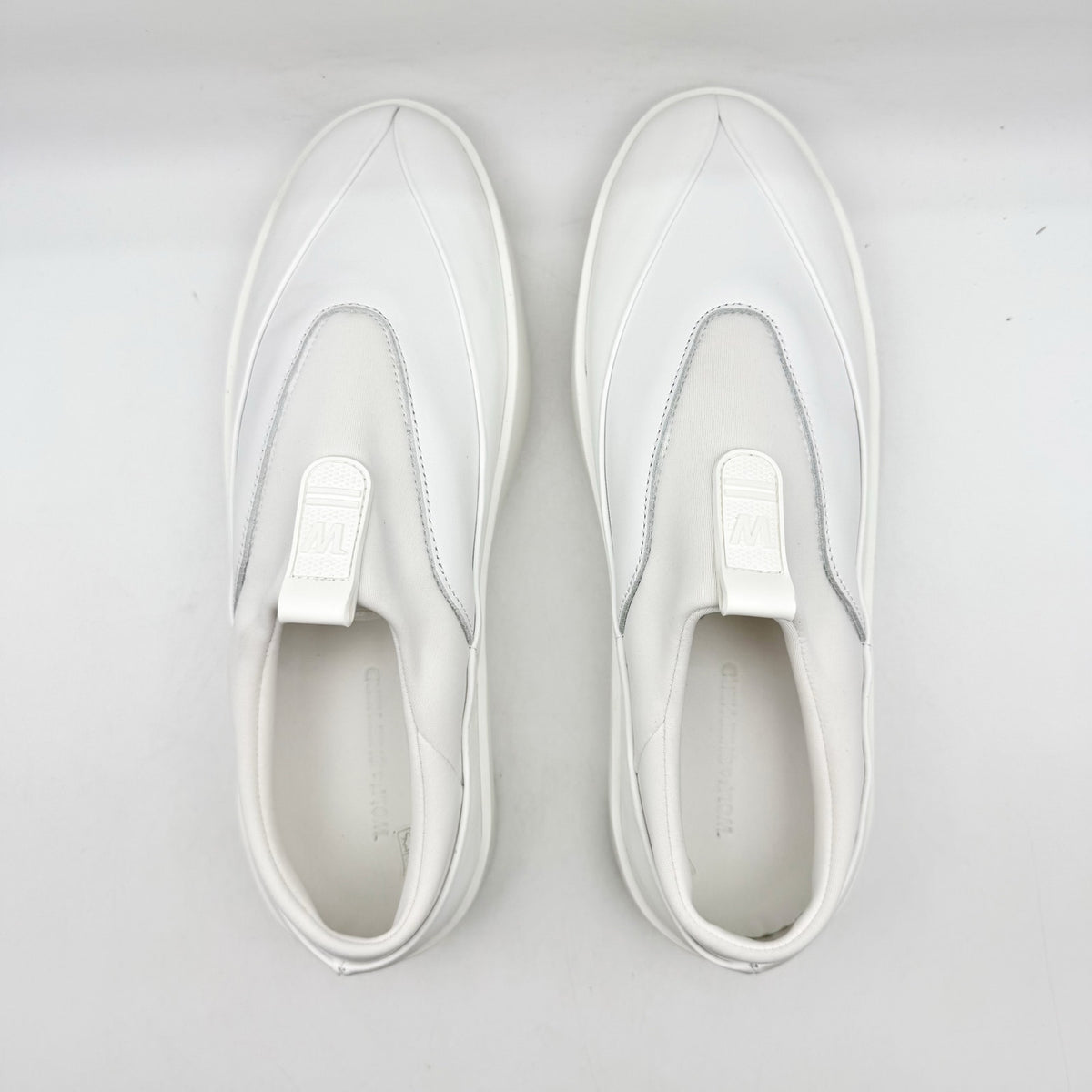 Wolf & Shepherd Cruise Tre Slip On Sneakers Womens 9 Mens 7.5 White Leather NIB
