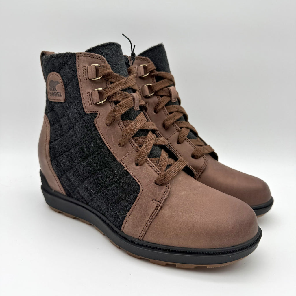 Sorel Womens Evie ll NW Ankle Bootie US 7.5 EU 38.5 Tan Suede Waterproof NIB