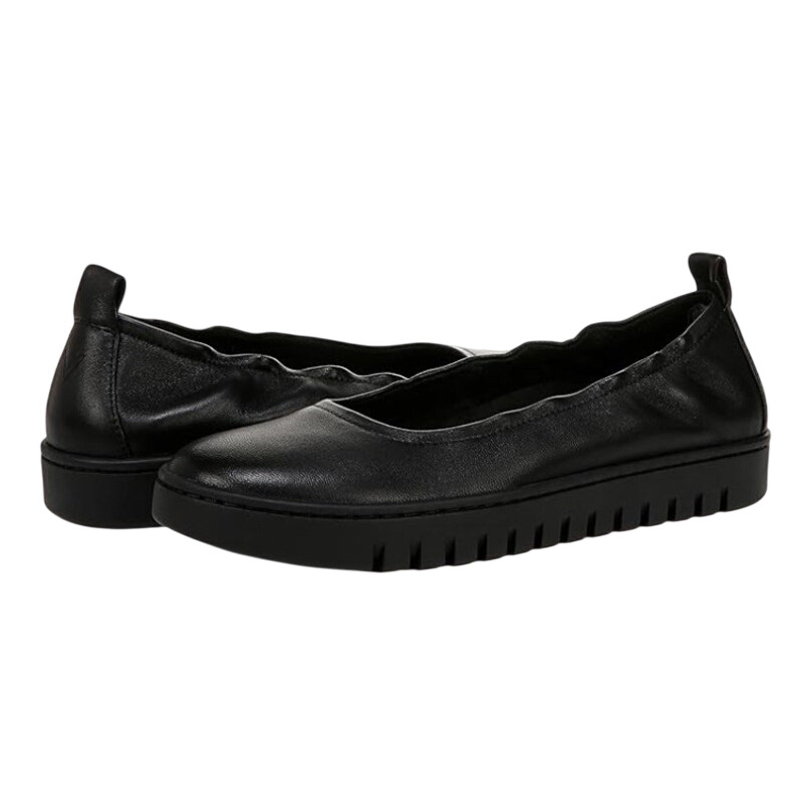 VIONIC Womens Uptown Ballet Slip-on Flats US 7 EU 37 Black Leather NWOB
