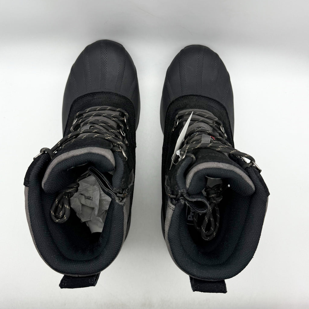 Propet Mens Cortland Boots Size 12 X 3E EU 45.5 Black Canvas Waterproof NIB
