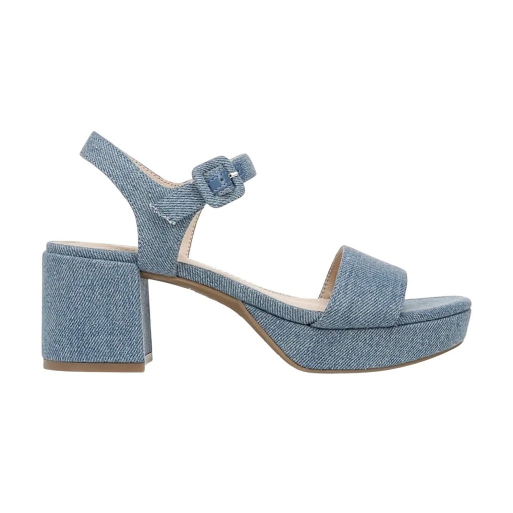 LifeStride Womens Rhythmn Sandal Heels US 11 M EU 42 Denim Blue NIB