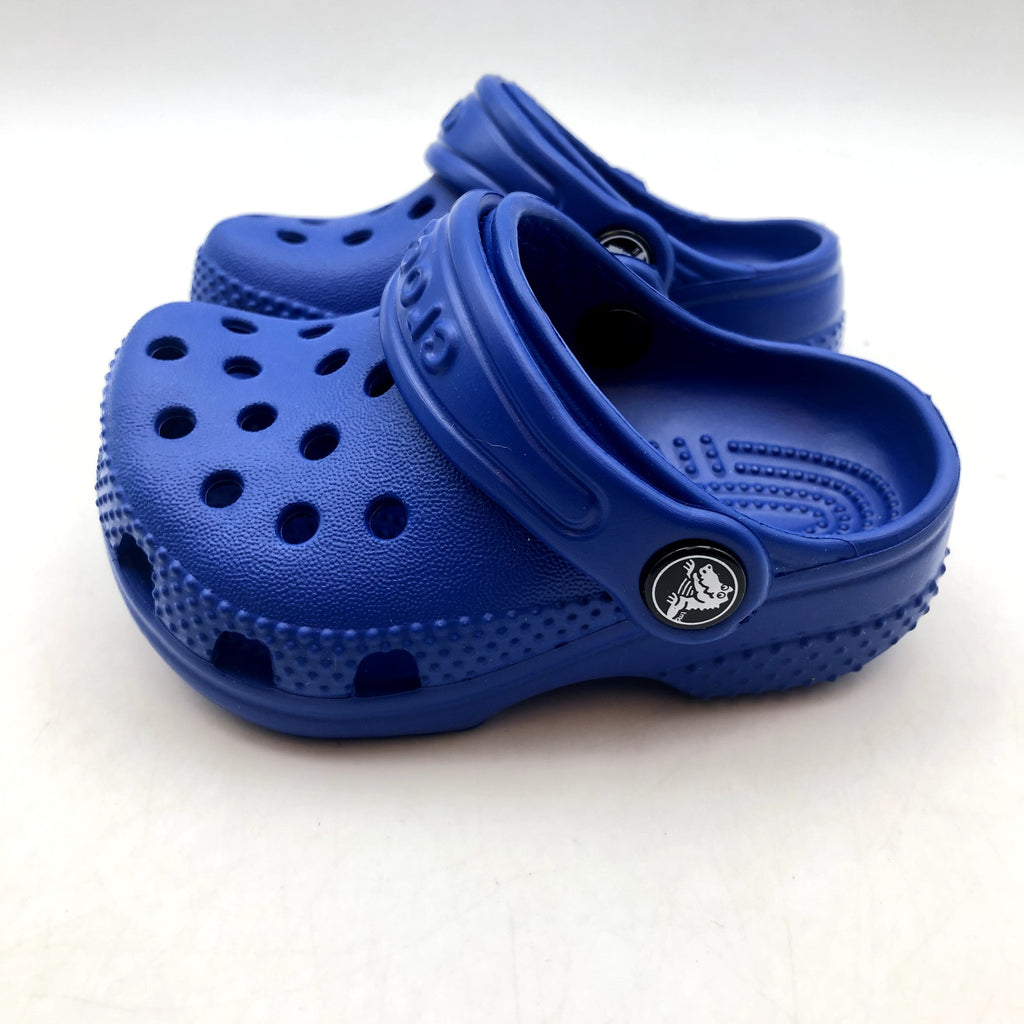 Crocs Boys Classic Littles Clogs C2 C3  Blue NIB