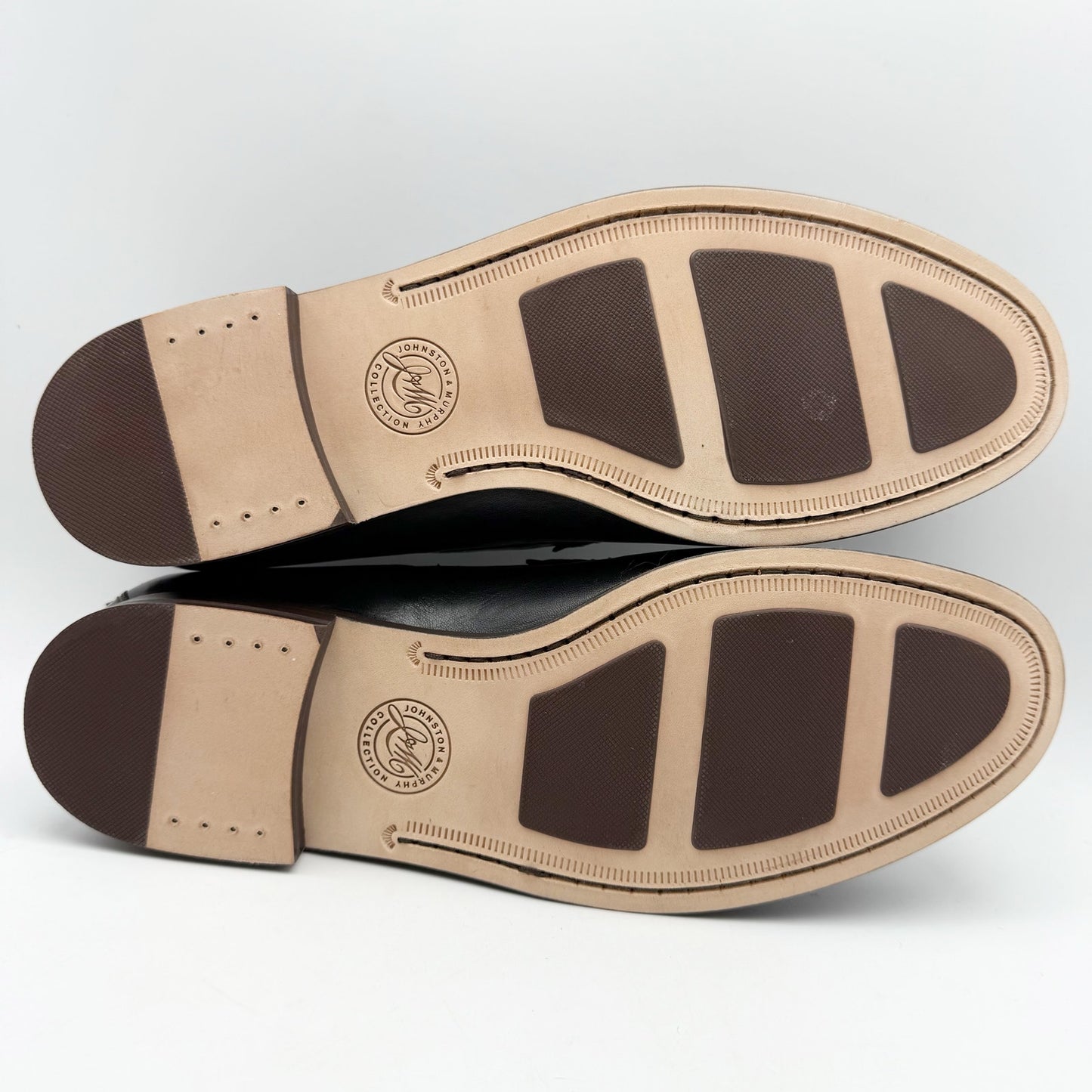 Johnston & Murphy Mens Baldwin Penny Loafers US 13 M Black Leather