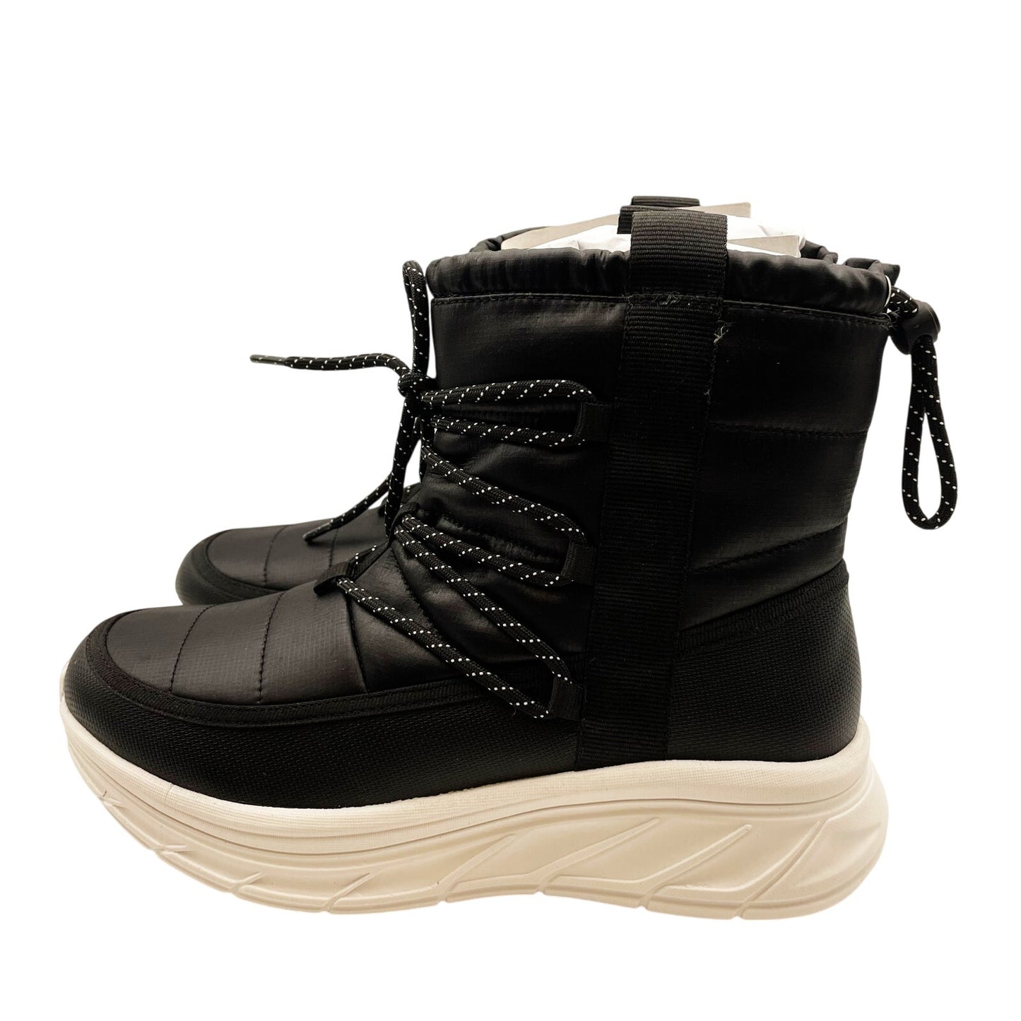 J/Slides Women's Nylon Will Boots Size 8 Black Outdoor Winter & Snow NIB