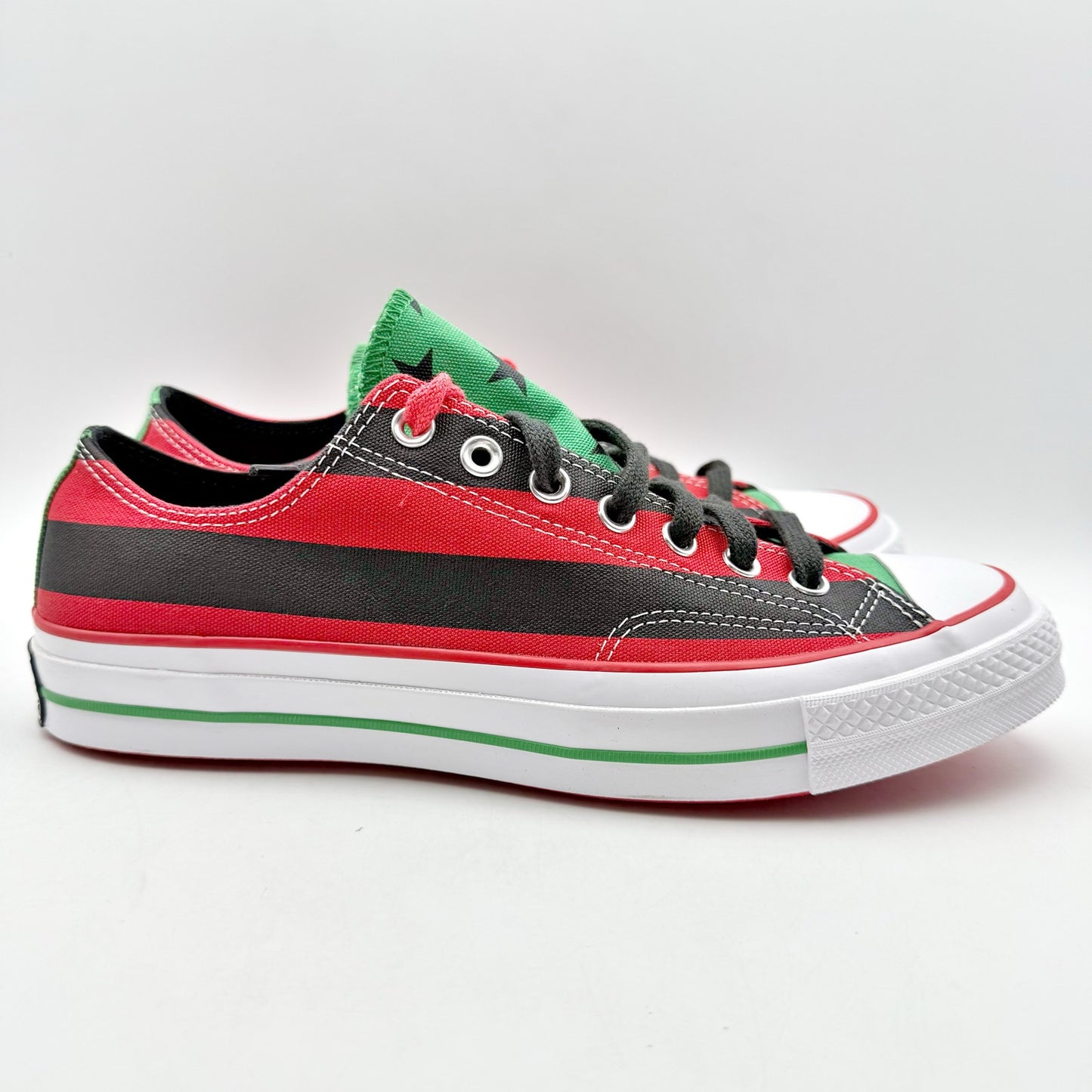 Converse Mens Chuck Taylor All Star 70 Ox Denim Tears Sneakers 9 Red Canvas NWOB