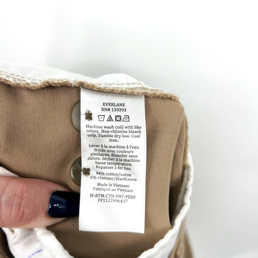Everlane Men's The Performance Slim Chino Pants 32x28 Tan Toasted Coconut NWT