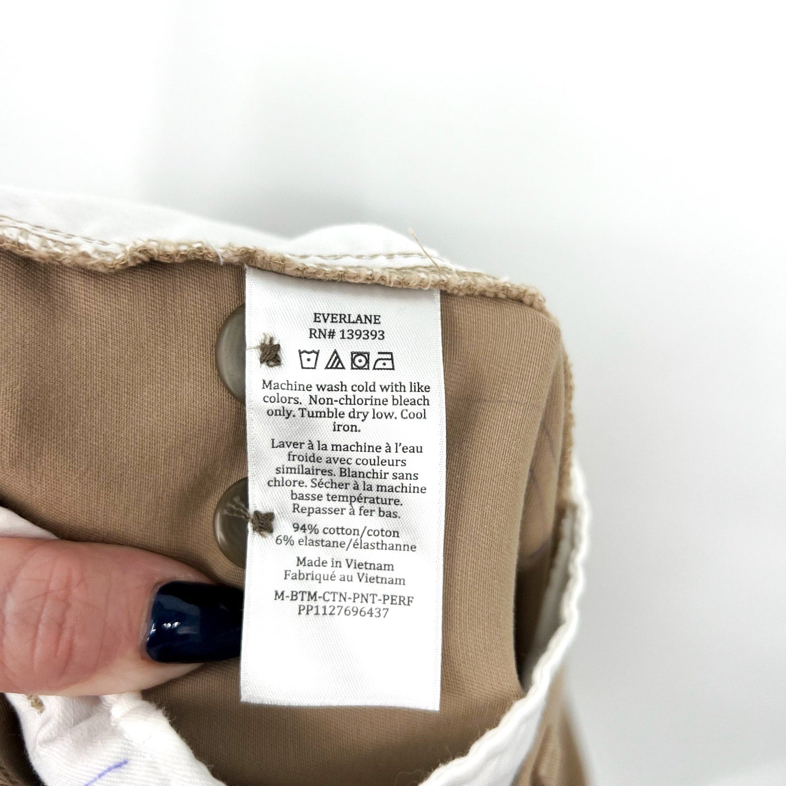 Everlane Men's The Performance Slim Chino Pants 32x28 Tan Toasted Coconut NWT
