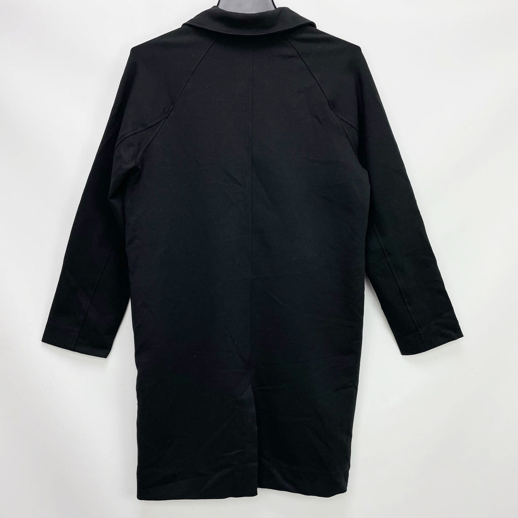 Everlane Womens The Dream Coat Small Black Overcoat Knit Long NWT