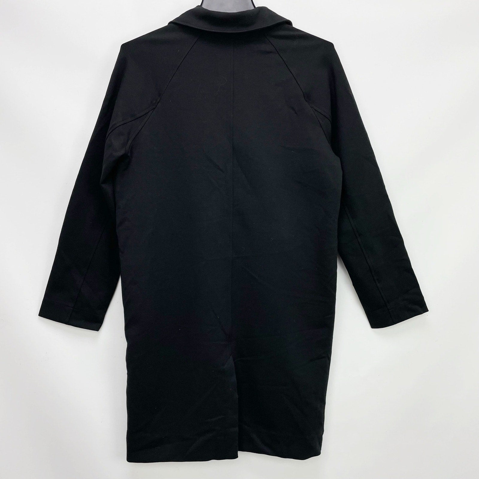 Everlane Womens The Dream Coat Small Black Overcoat Knit Long NWT