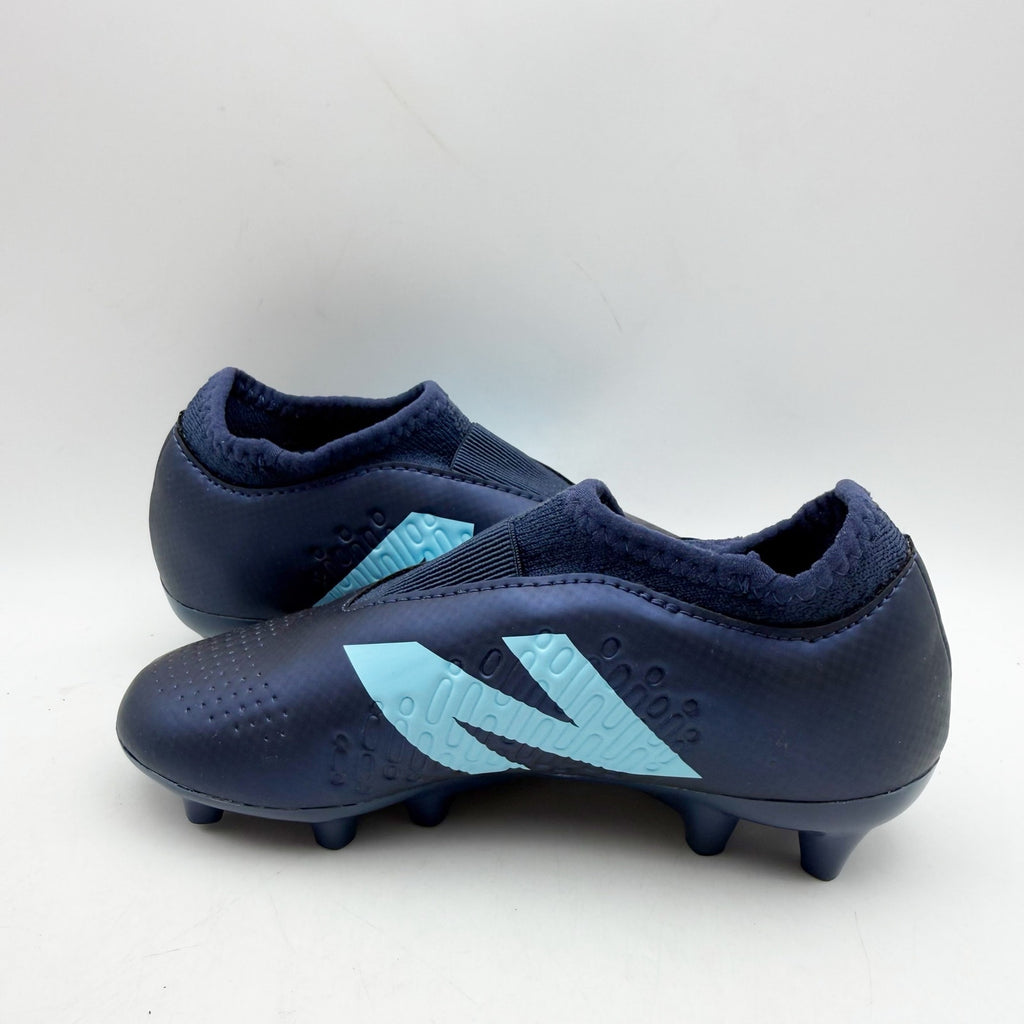 New Balance Kids Tekela Magique FG V4+ Football Cleats US 12 EU 30 Navy NIB