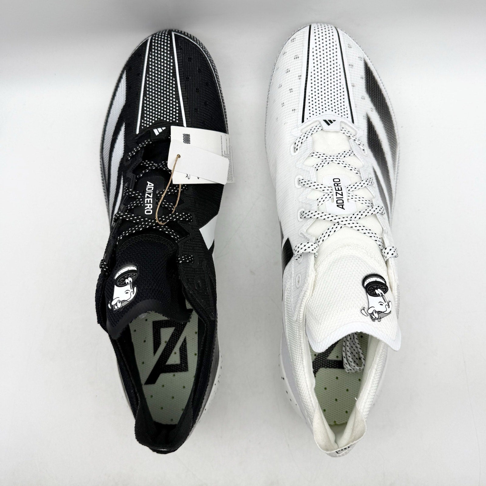 Adidas Mens Adizero Electric Football Cleats US 13 EU 48 White Black NWOB