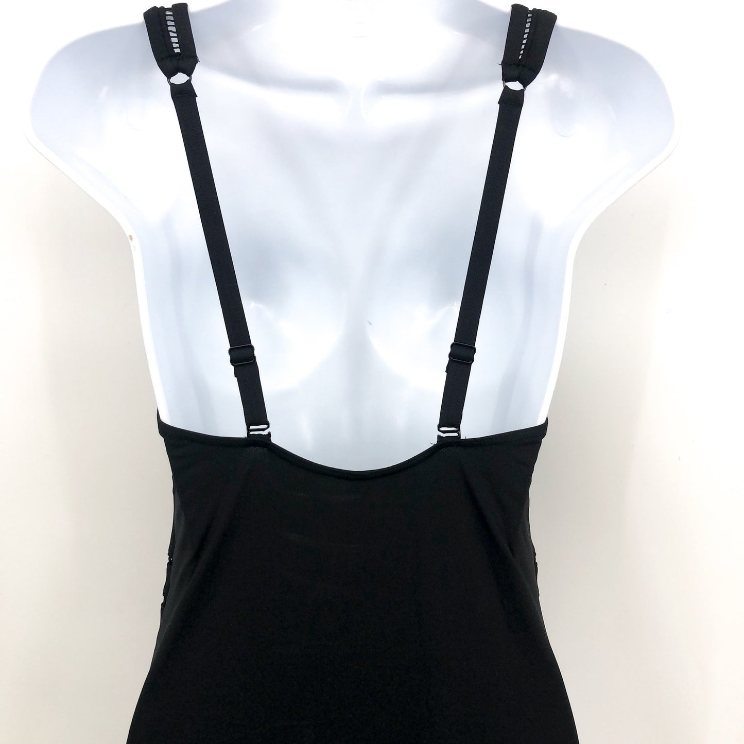 SEA LEVEL SWIM Women's One Piece Swimsuit US 6 Black Multi-fit Waisted NWT