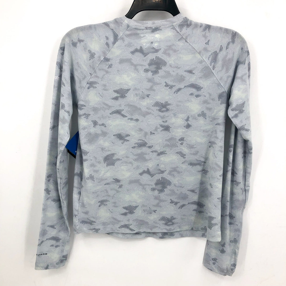 COLUMBIA PFG Womens Uncharted Knit Long Sleeve T-Shirt XS Cirrus Grey Waters NWT
