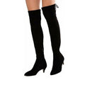 Sam Edelman Womens Kristie Over the Knee Boots Size 9 EU 39 Black Suede NWOB