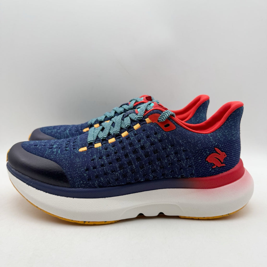 Rabbit Womens Dream Chaser Running Shoes US 9 Blue Red Athletic Sneakers NIB