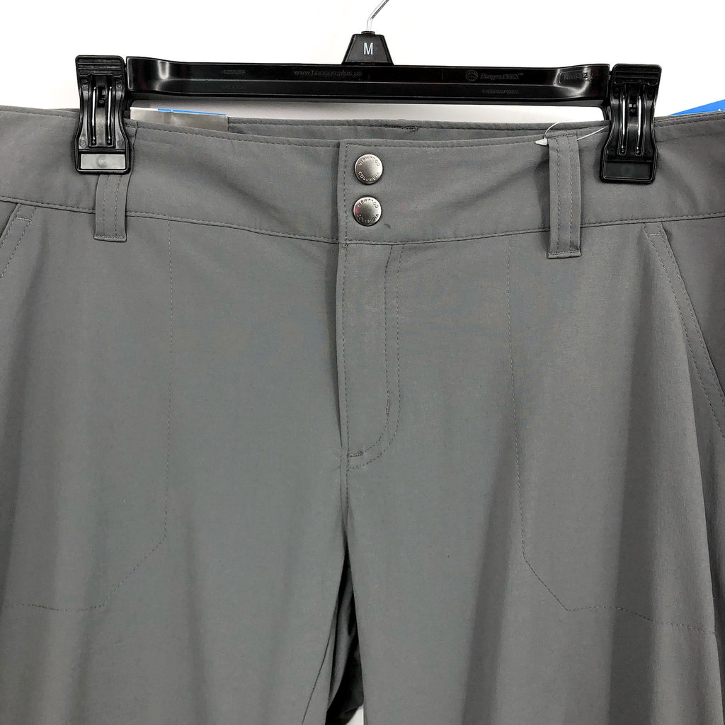 COLUMBIA Womens Saturday Trail Hiking Trousers Size 14 City Grey Roll Up Leg NWT