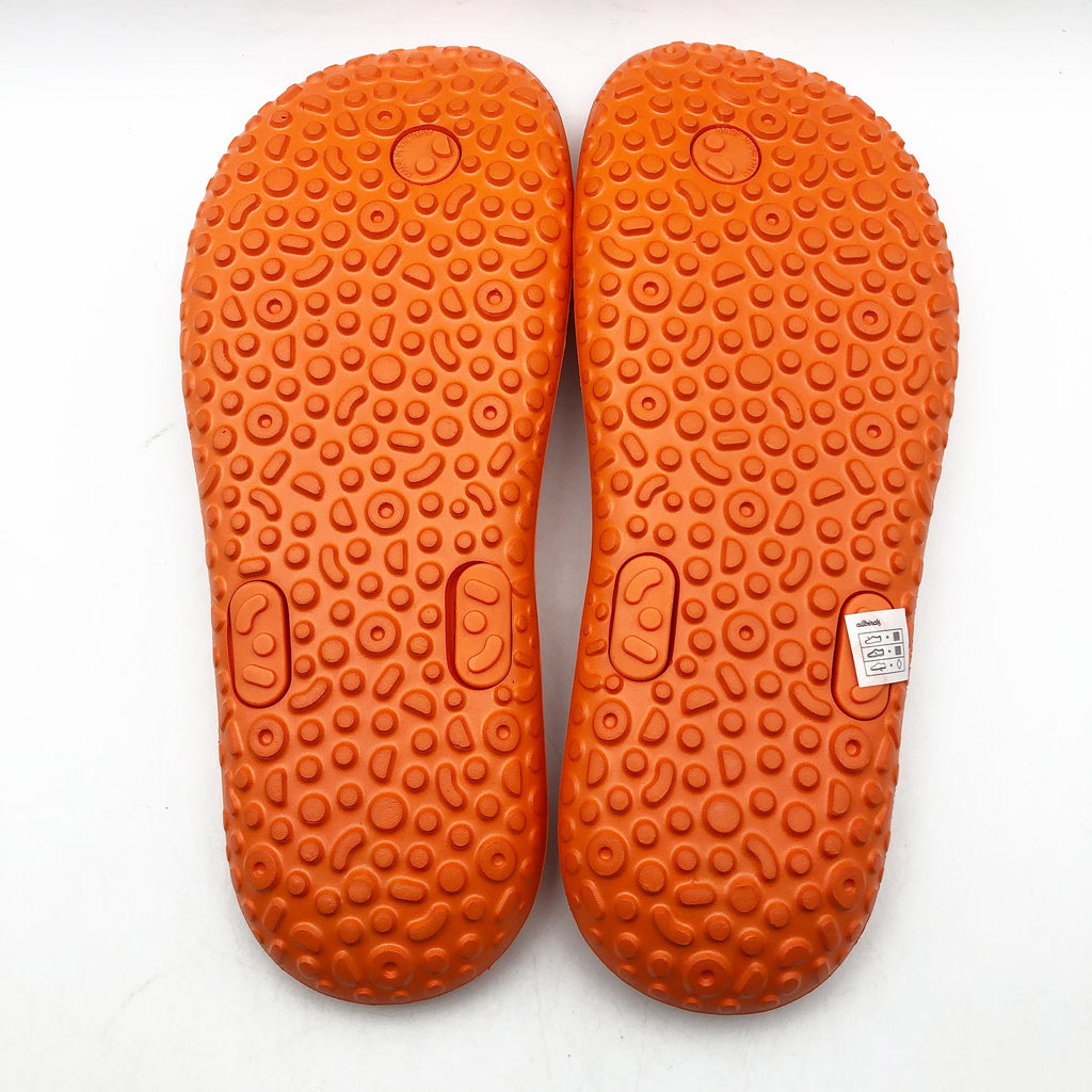 Allbirds Sugar Zeffer 2 Sandals Mens 9 Womens 11 Bright Orange Flip Flops NWT