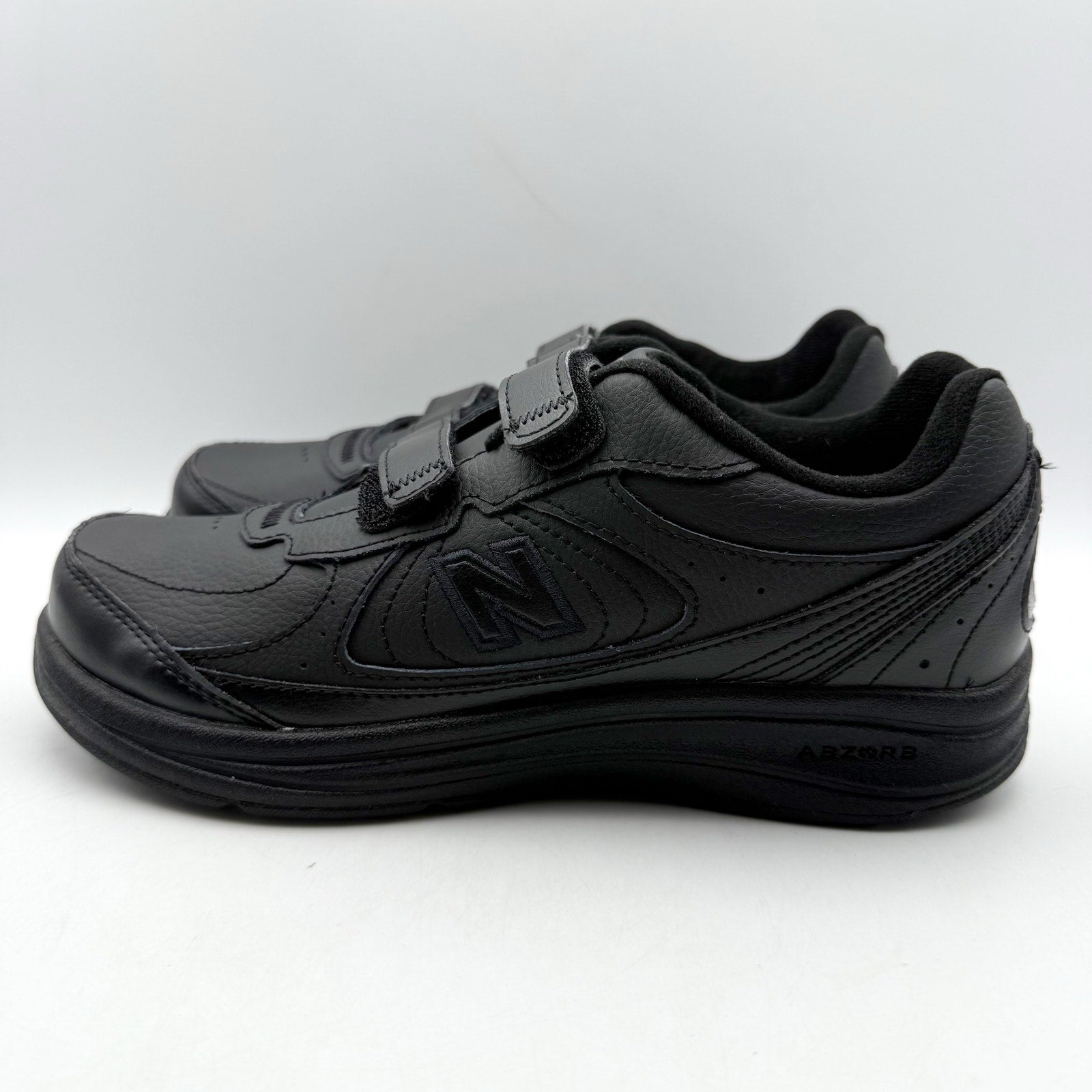 New Balance Womens 577 Walking Sneakers US 7 EU 37.5 Black Hook-and-Loop NIB