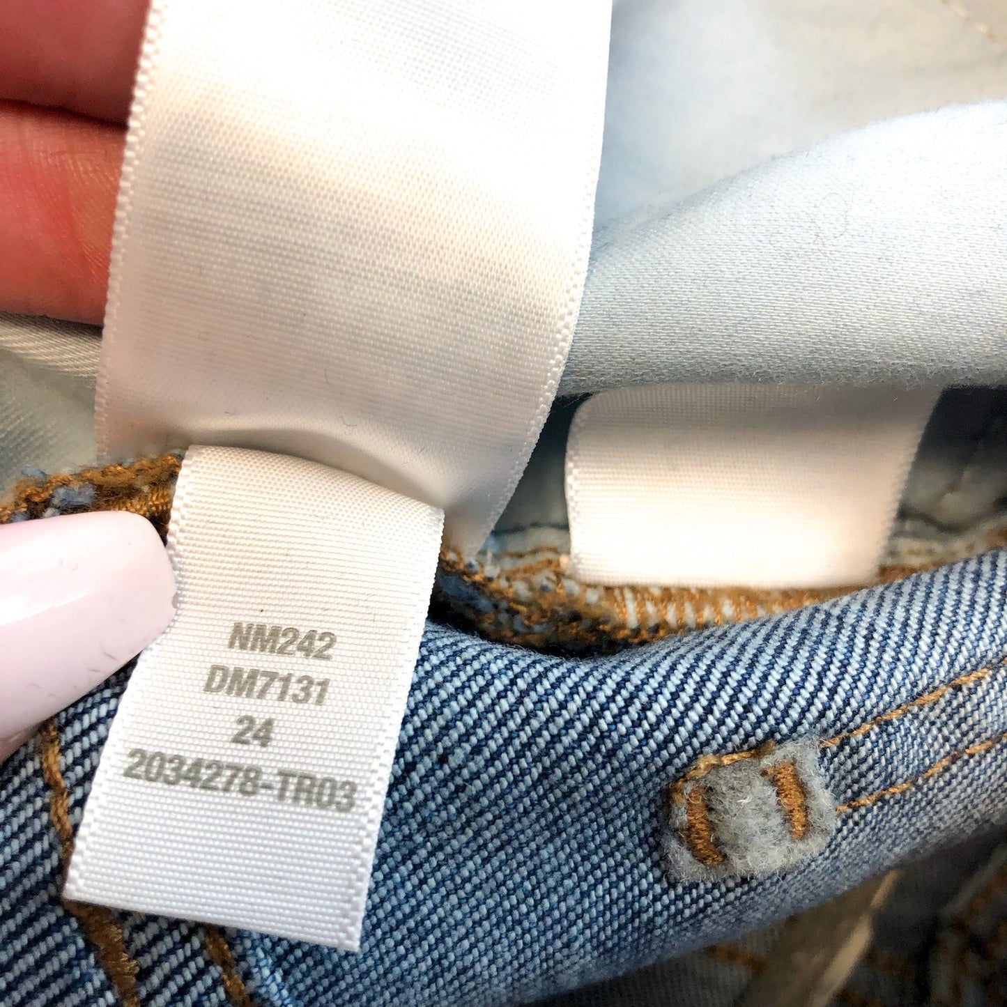 MADEWELL Women's Kick Out Crop Jeans Size 24 Blue Brinton NM242 Mid Rise NWT