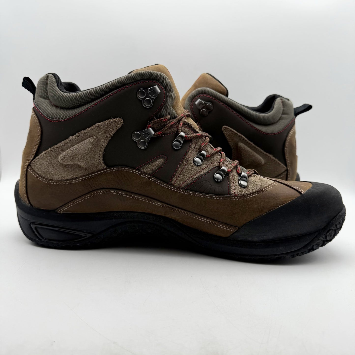 Dunham Mens Cloud Boots US 15 Wide EU 50 Brown Leather Waterproof NIB