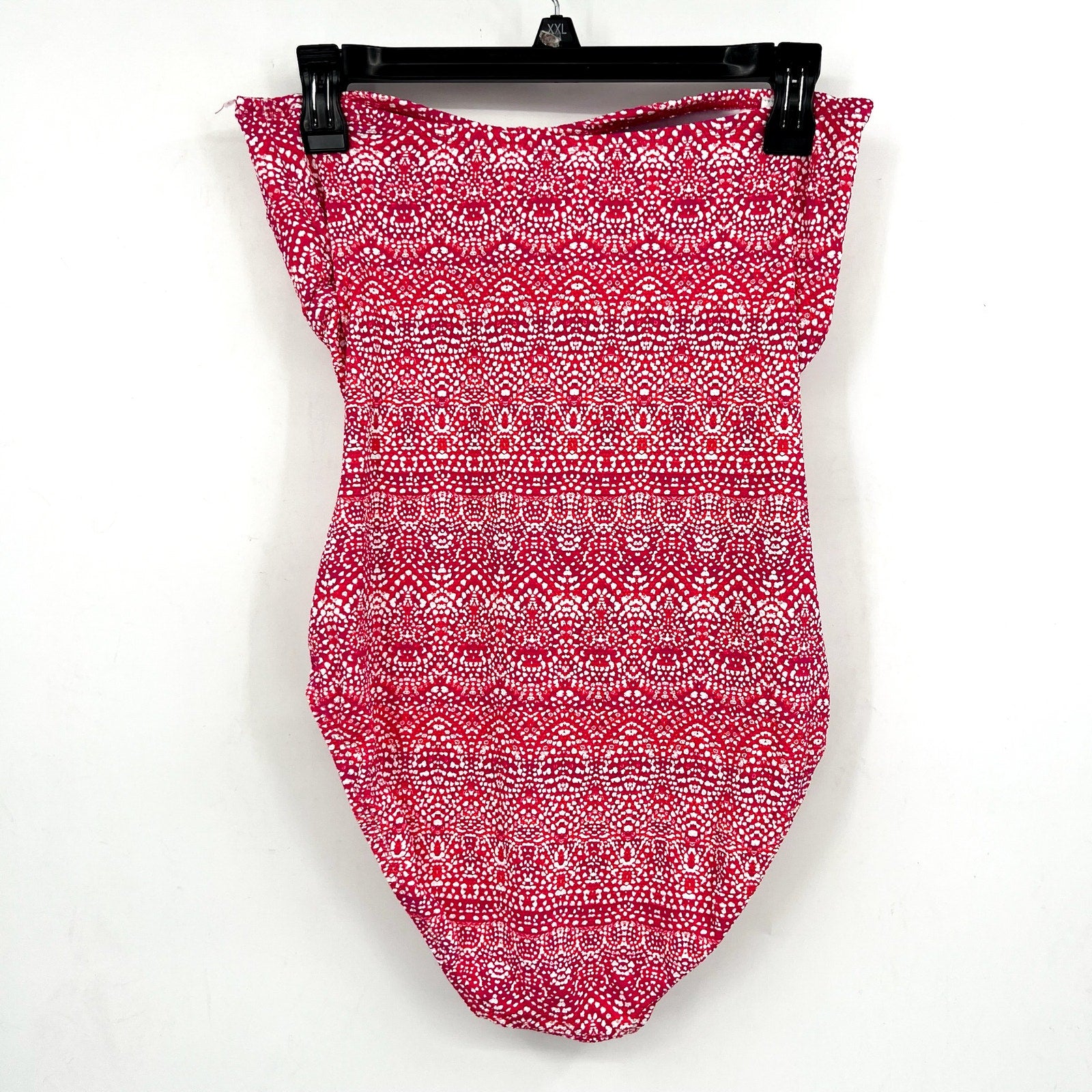 TOMMY BAHAMA Island Cays Point Bandeau One Piece Swimsuit Size 16 Pink Maui NWT