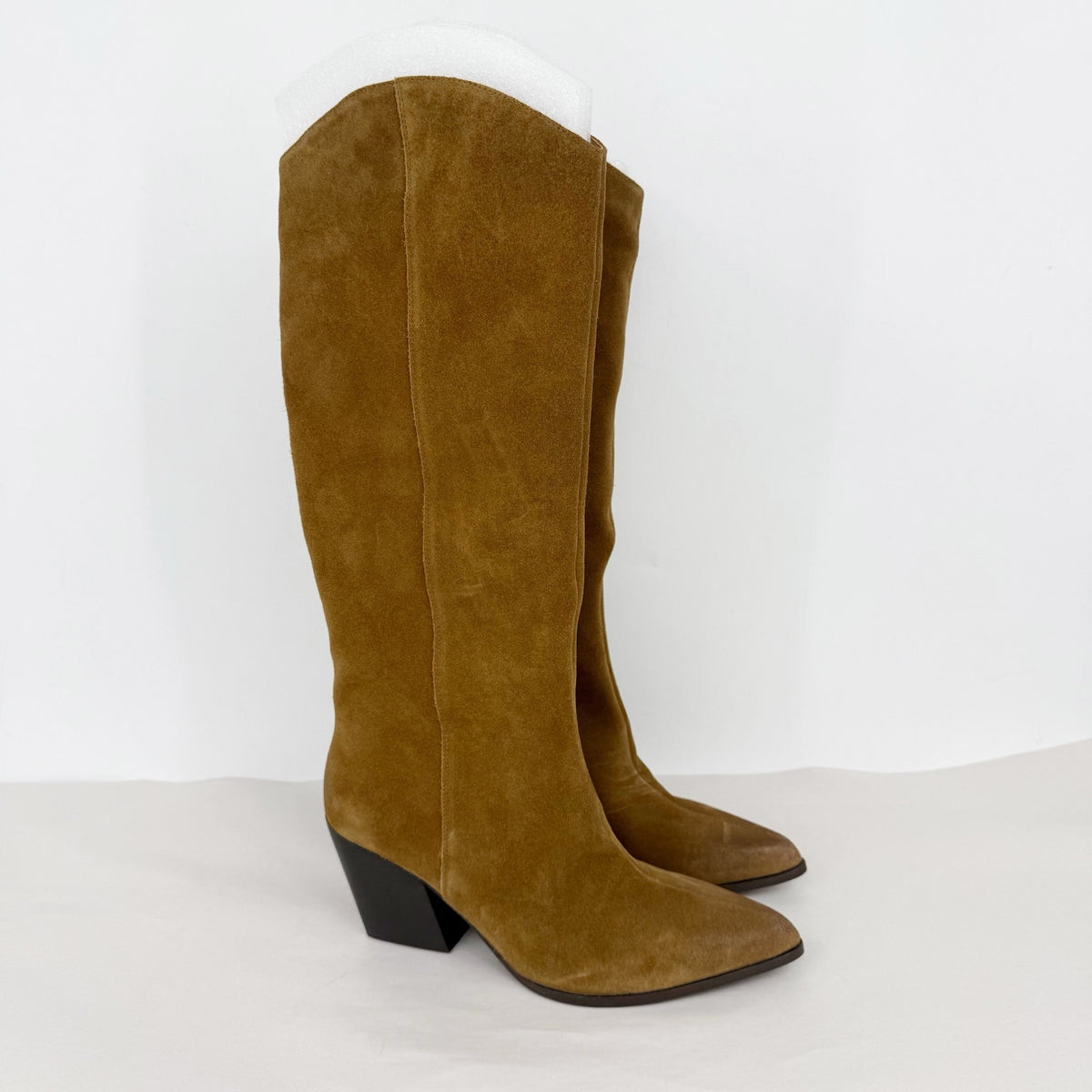 Seychelles Womens Begging You Knee High Boots Size 11 M Brown Suede Boho NWOB