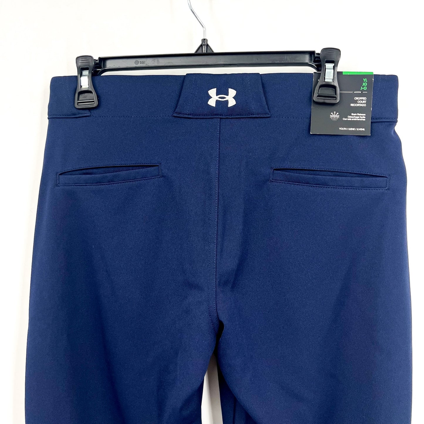 UNDER ARMOUR Girls Utility Softball Pants Large Navy Blue NWT
