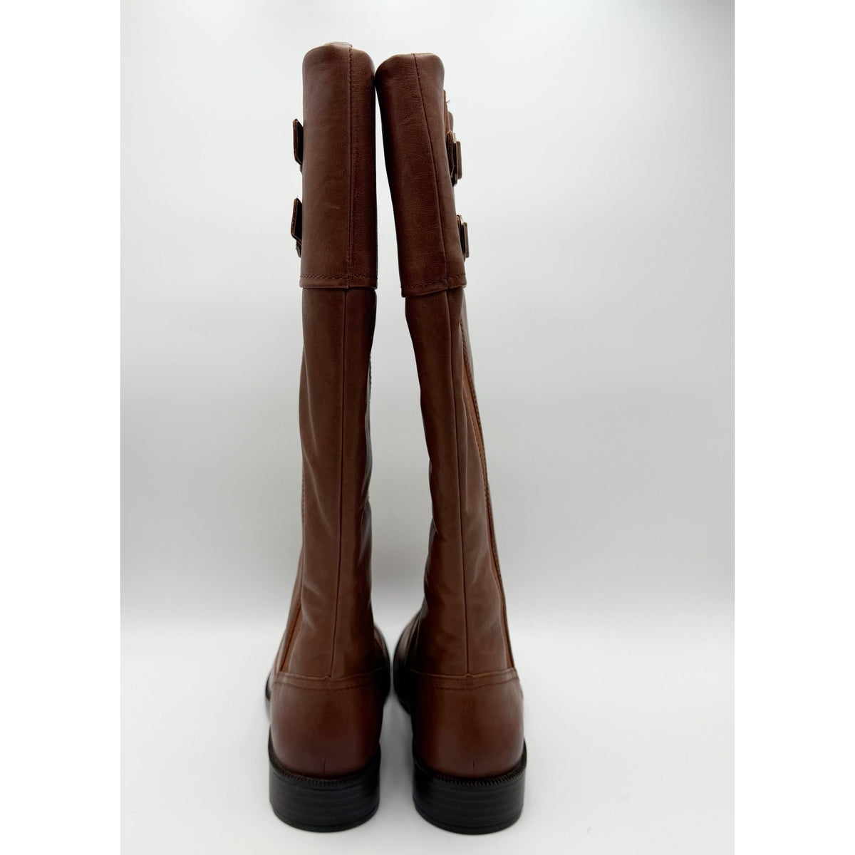Clarks Womens Adalynn Hope Knee High Boots Size 8.5 M Tan Leather NIB