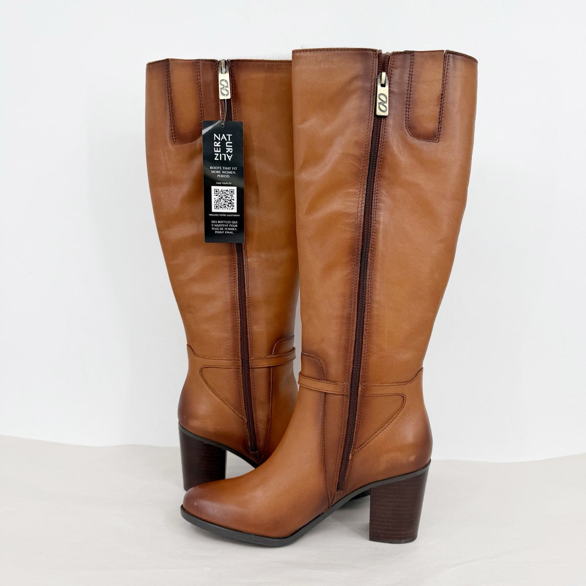 Naturalizer Womens Kalina Knee High Boots Size 10.5 EU 41.5 Leather NIB