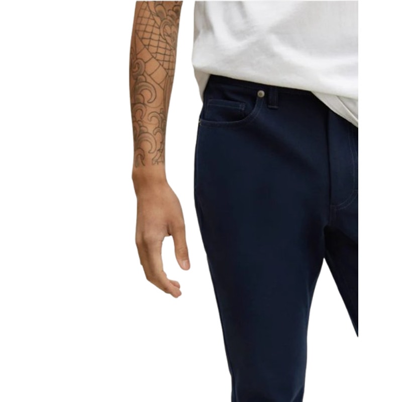 EVERLANE Men's The Performance 5-Pocket Pants 33x30 Navy Blue Stretch Chino NWT