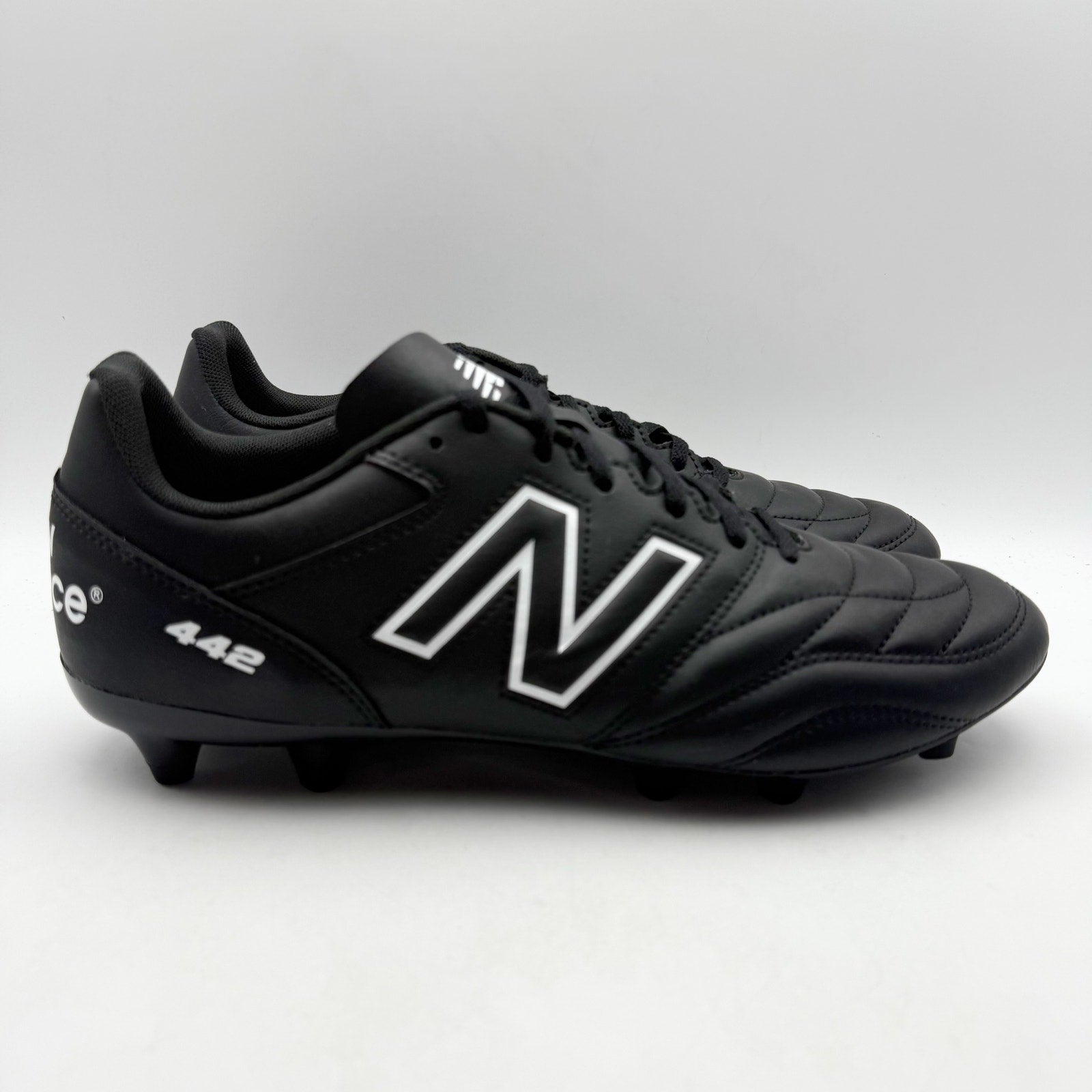 New Balance Boys 442 V2 Academy FG Soccer Cleats US 4 M Black Athletic NIB