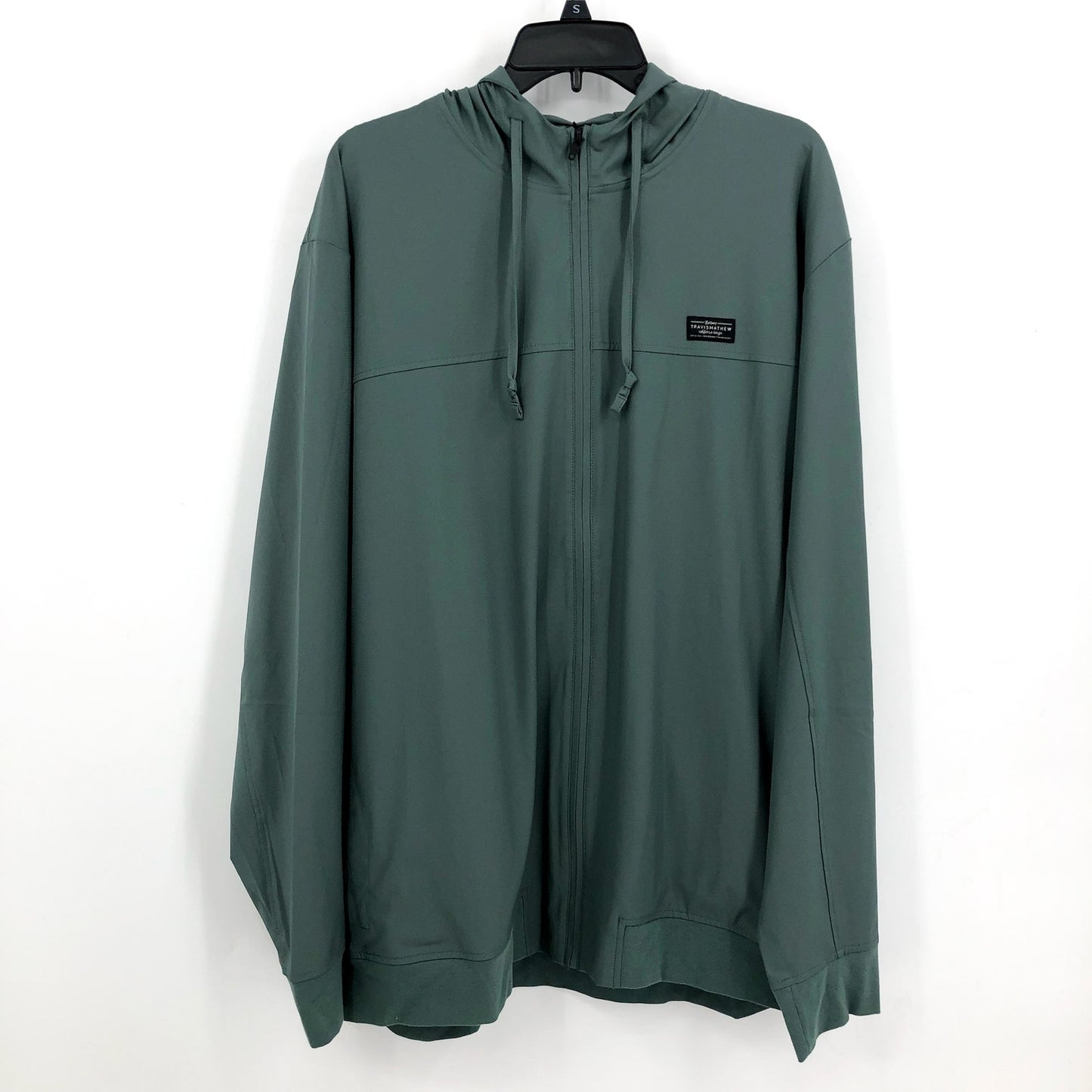 TRAVIS MATHEW Mens Wanderlust Hoodie 3XL Balsam Green Heater Sweatshirt NWT