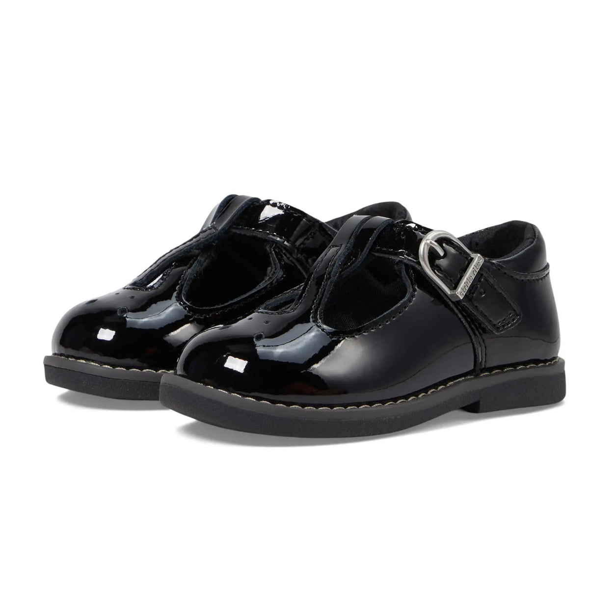Stride Rite Girls SR Susie Mary Jane Flat Size 13 Shoes Black Patent Leather NIB