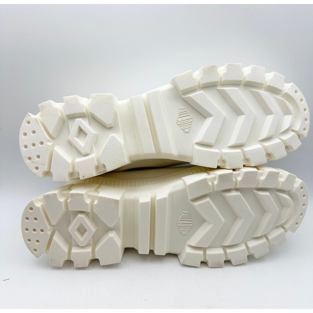 Palladium Womens Revolt Lo TX Platform Casual Sneakers Size 10 White NWOB