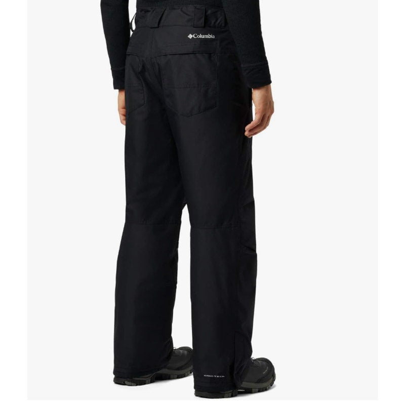 Columbia Mens Bugaboo II Insulated Snow Pants 3X Black 28" Inseam Waterproof NWT