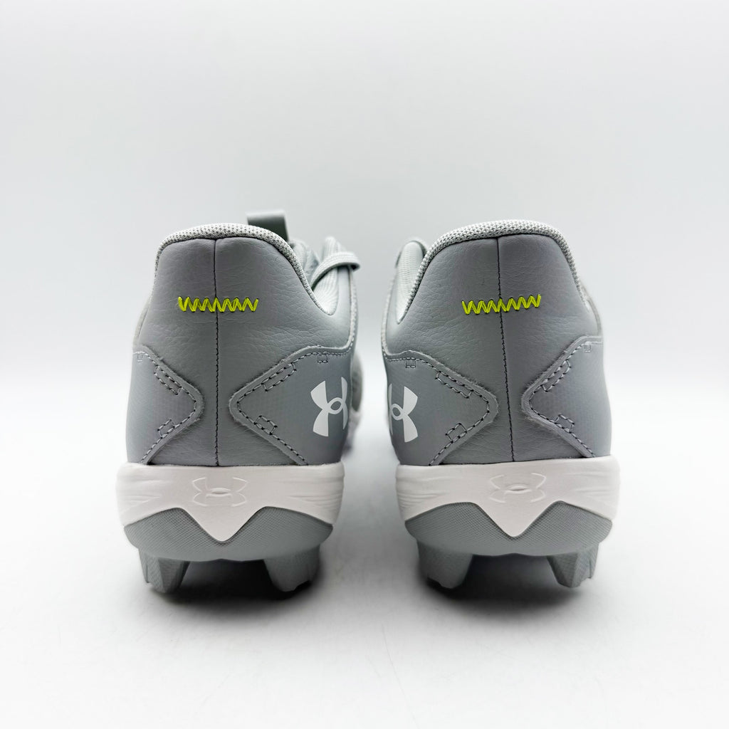 Under Armour Mens Leadoff Low RM Molded Baseball Cleats Size 13 Grey White NWOB